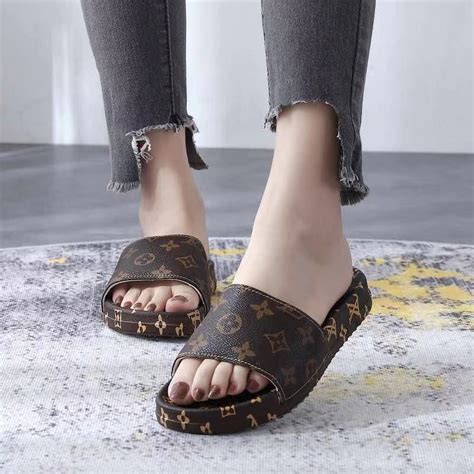 lv slippers for women|louis vuitton sliders women.